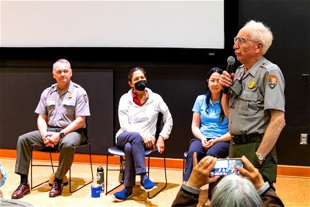 Yellowstone flood event 2022: Ranger Harlan Kredit's 50 summers of service to Yellowstone honored at employee meeting