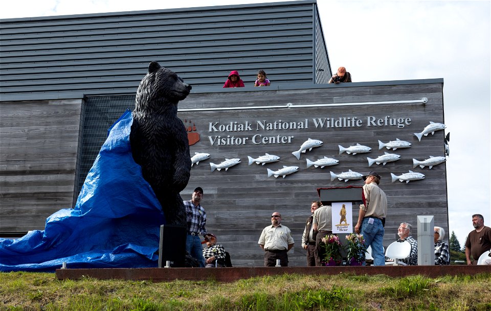 Kodiak Bear Sculpture Ceremony