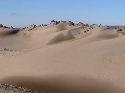 Flood effect: Sand dunes