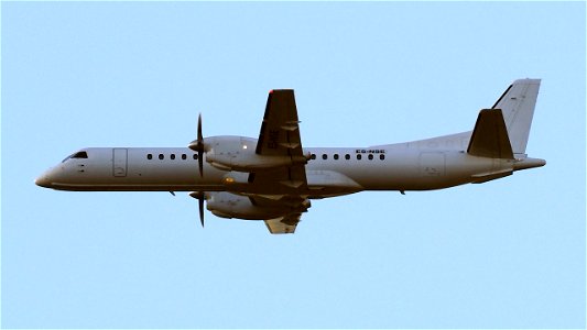 Saab 2000 ES-NSE Nyxair from Vienna (4200 ft.)