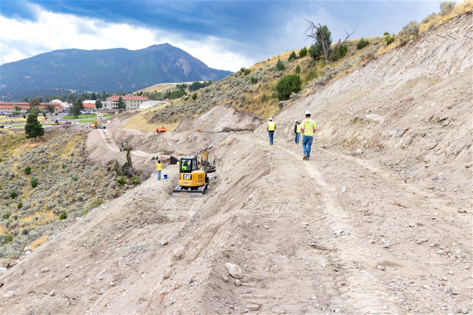 Old Gardiner Road improvement project: new road alignment view 2 (September 14)