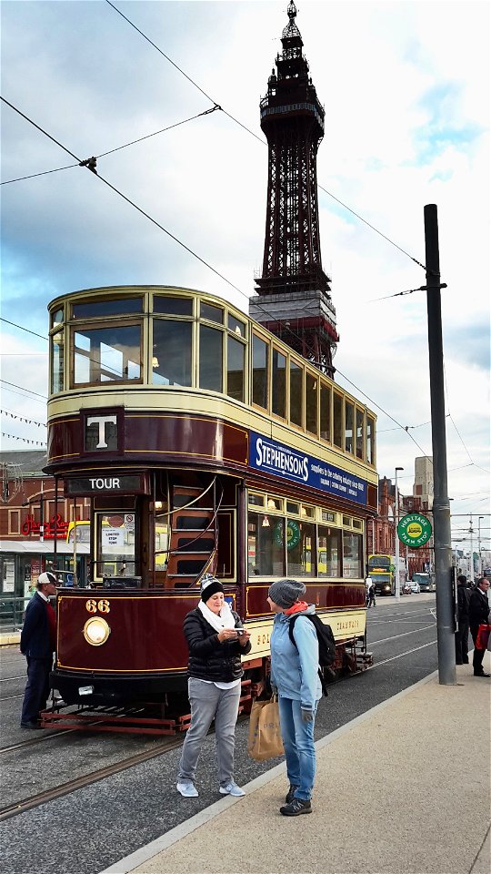 Oldest tram operating in Blackpool