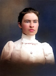 Lora Hoffman (Colorized) photo