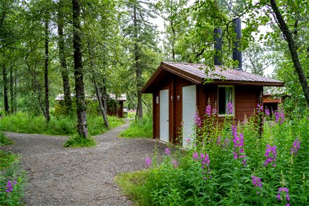 Brooks Camp Campground Toilets - NPS Photo/L. Law