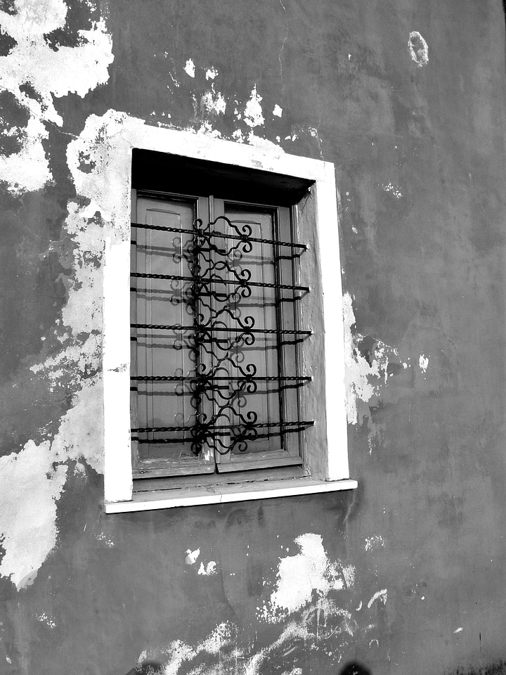 Stained glass window old old window