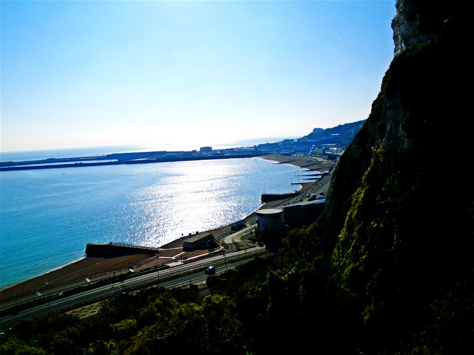 Dover Harbour from the Castle