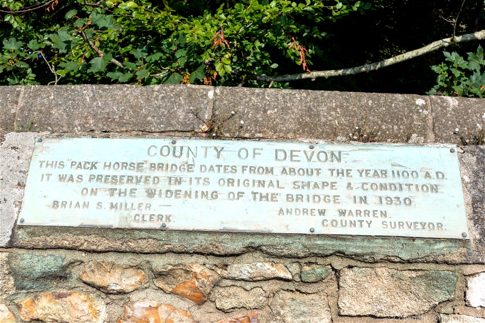 Sidford Bridge River Sid Devon C12 Bridge