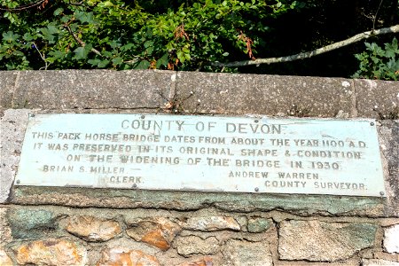 Sidford Bridge River Sid Devon C12 Bridge