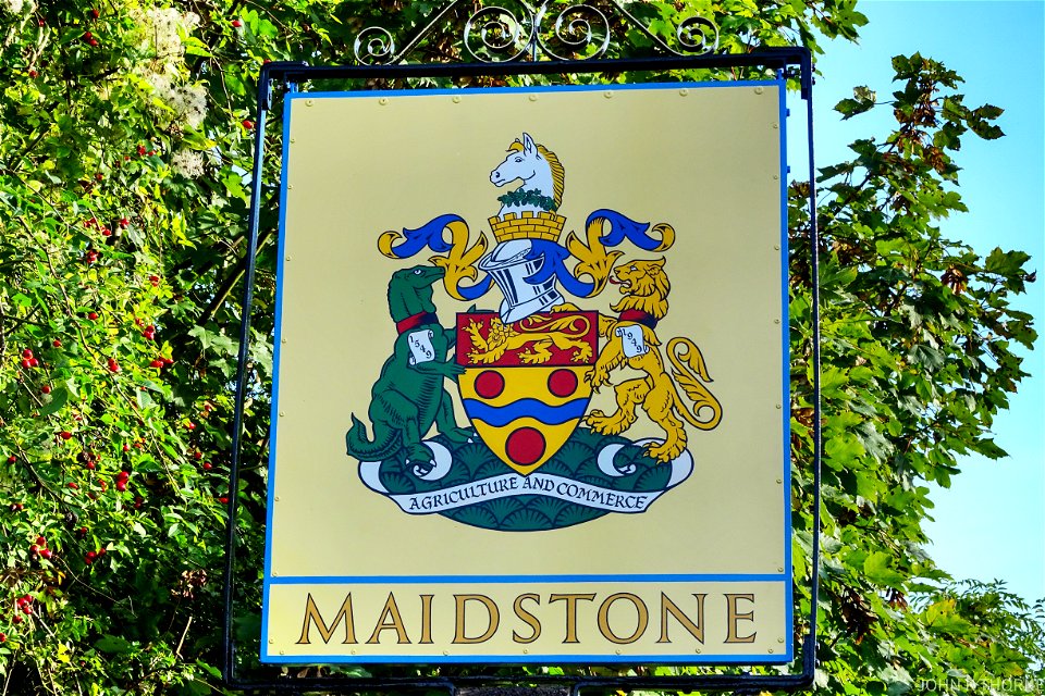 THE VILLAGE SIGN. Looking good with a new coat of paint.