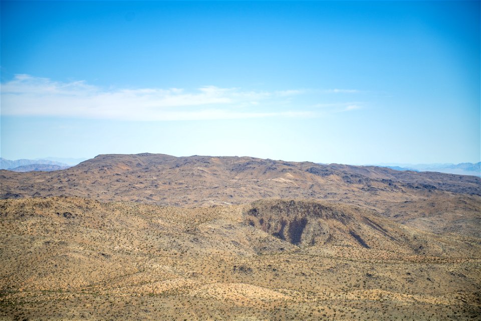 Aerial view of Joshua Tree National Park
