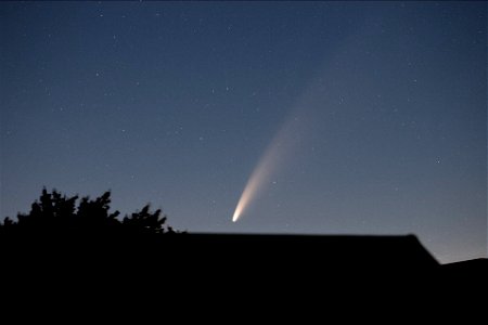 Comet C/2020 F3 (Neowise) time-lapse movie