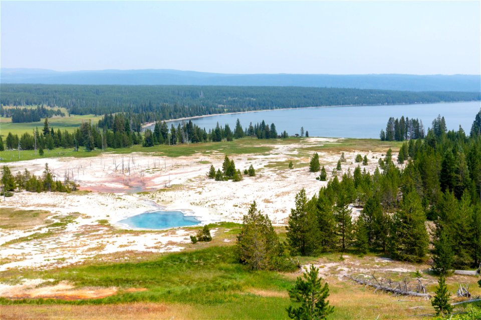 Overlooking Heart Lake Geyser Basin Rustic Group