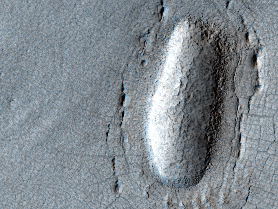 Lines of Pits in Protonilus Mensae
