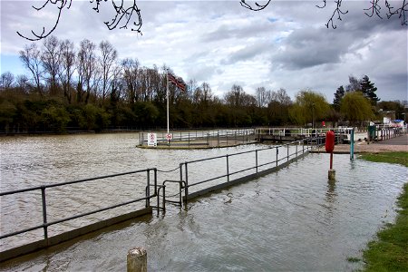 Allington Lock Flood photo