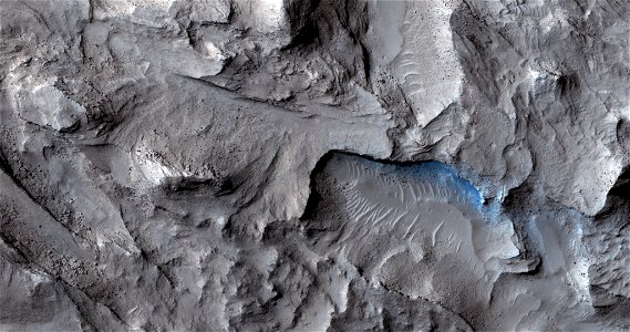 The Central Peak of Large Impact Crater photo