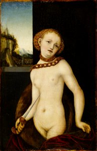 Lucas Cranach, the Elder / vanhempi / den äldre (1472(?)–1553): Lucretia
