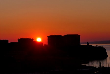Sunset on Prado Palace - Marseille