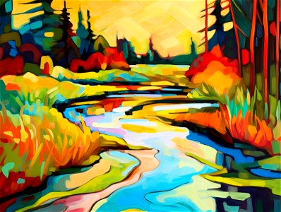 'A Painting in the Style of Emily Carr'