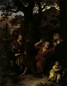 Govaert Flinck (1615−1660): Joseph’s Blooded Cloak / Joosefin verinen viitta / Josefs blodiga mantel