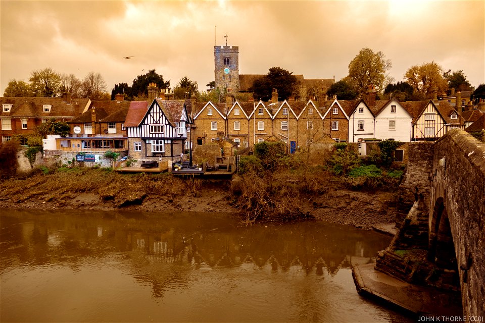 Early Evening Light Aylesford Village