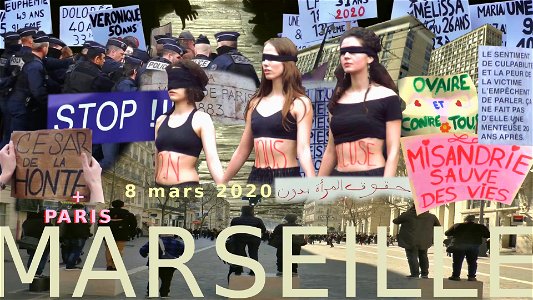 Semaine du 2 mars 2020 (4ème partie) 8 mars Marseille Paris Manif féministe et gilets jaunes photo