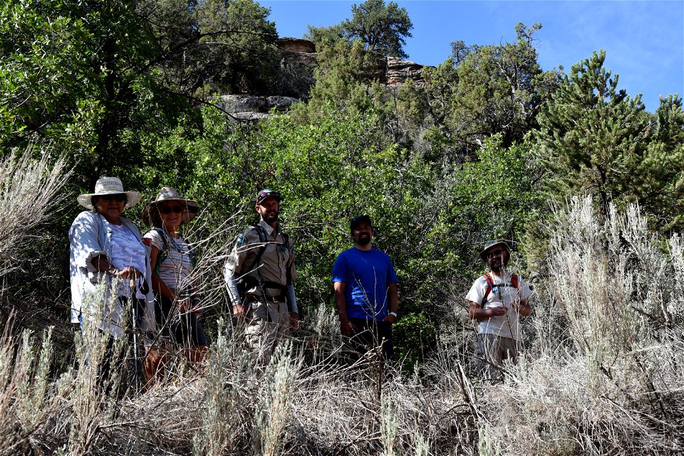 BLM Employees conducting a site visit photo