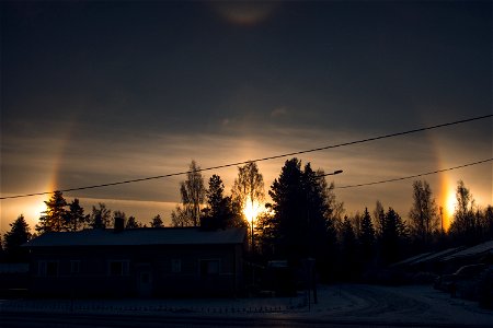 Sun dog @ metsäkylä