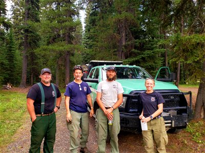 OliveLakeUSFS EngineCrewFromHiawatha NF CrocketsKnobFire 220830