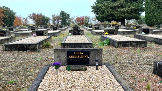 Cimetière du Camp du Vernet : Lidio Guglielmini