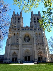 National Cathedral on Easter photo