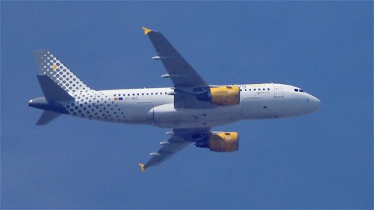 Airbus A319-112 EC-MGF Vueling from Florence (7000 ft.)