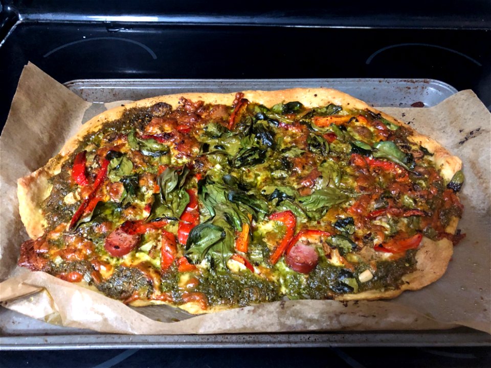 Green Monster Pizza