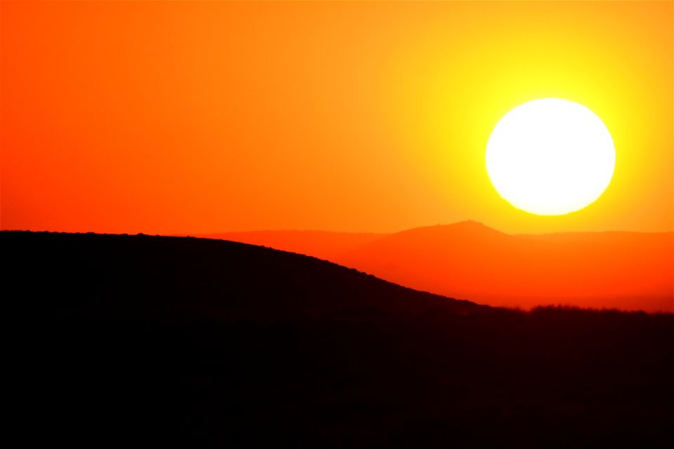 Sunset over the sage steppe at Seedskadee National Wildlife Refuge