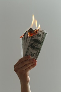 Burning Money photo
