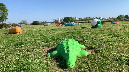 Tamagawa Futako Bridge Park in Setagaya-ku