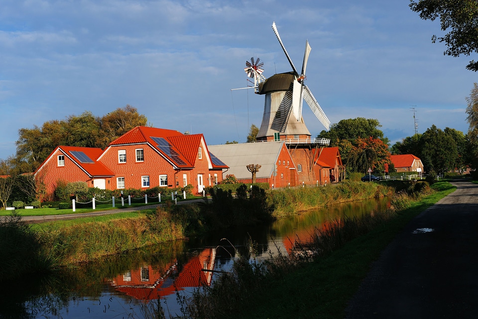 Mill east frisia sky