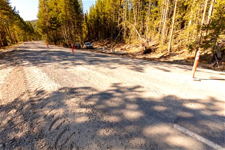 Pre-paving at the Cascade fuel spill site (3)