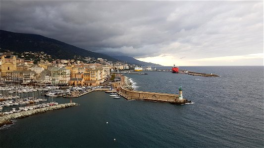 Vieux port de Bastia vue de l'Hotel Belvédère