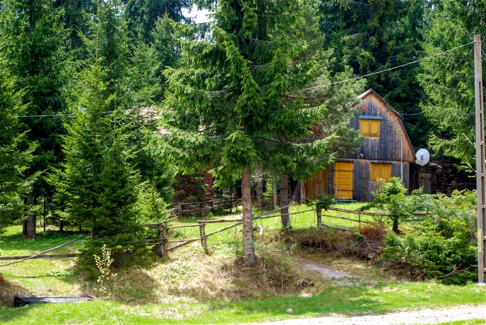 Old wooden barn