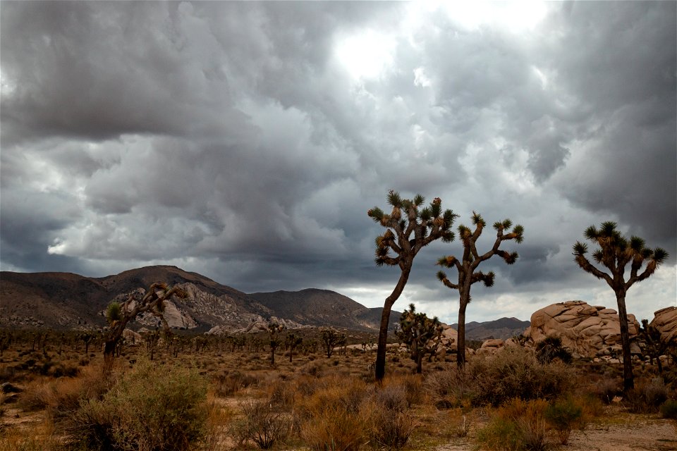 Storm approaches Hidden Valley