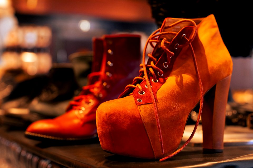 Very high heels