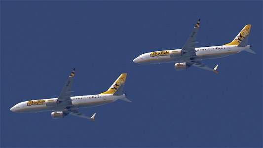 Boeing 737 MAX 8-200 SP-RZE Buzz (Ryanair) - Krakow to Memmingen (16800 ft.)