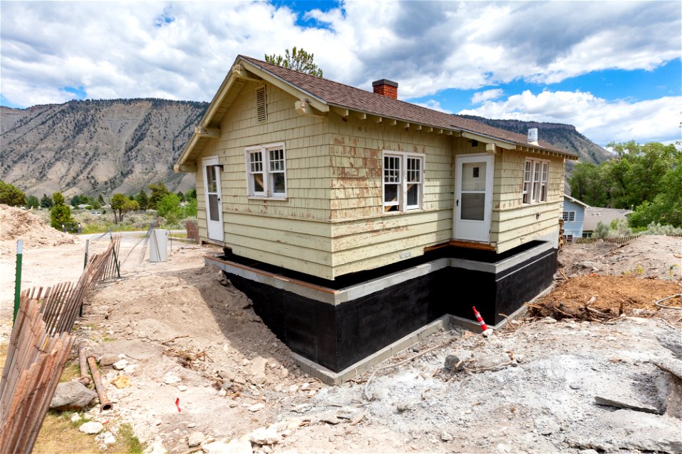 Housing Improvement goal 3: new foundation poured