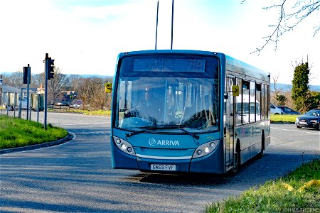 GN59FVF Omnibus A20 Coldharbour Roundabout