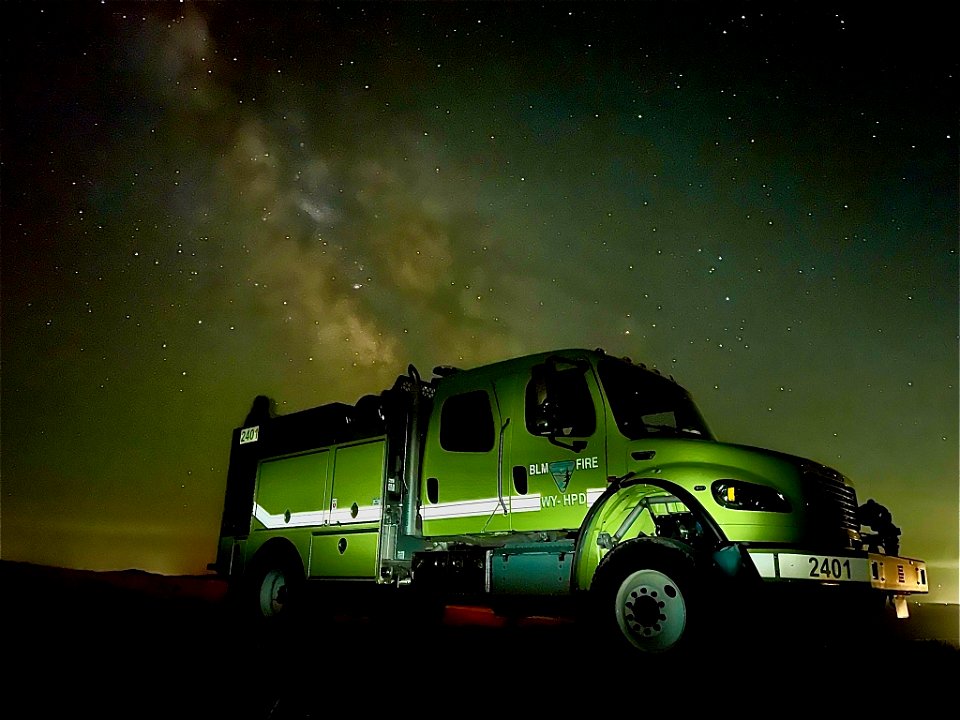Winner 2022 BLM Fire Employee Photo Contest Category - Engines photo