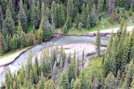 Yellowstone flood event 2022: Northeast Entrance Road washouts (after)