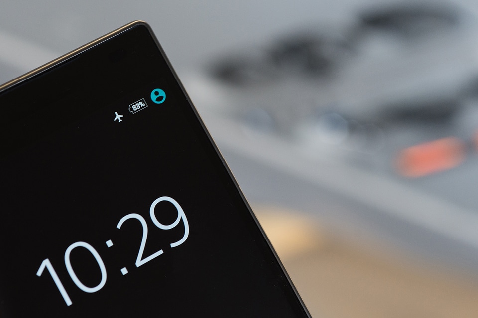 Clock on Smartphone