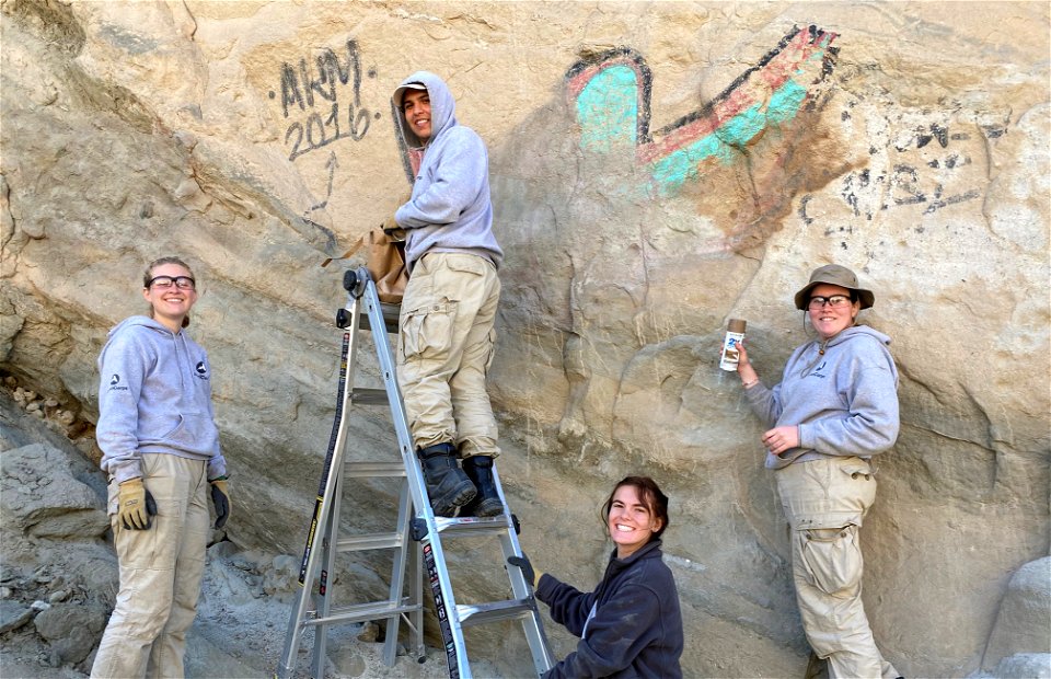 AmeriCorps crew at Palm Springs-South Coast Field Office