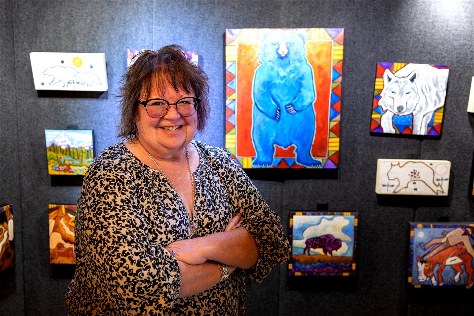 Yellowstone National Park Lodges 150 Years of Inspiration Event: artist DG House