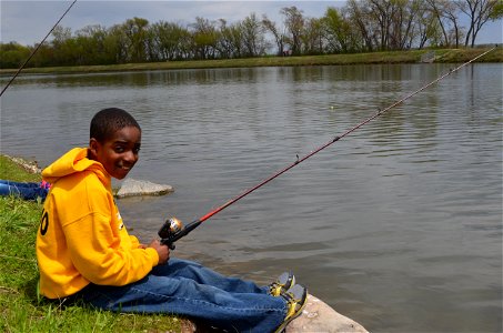 Fishing calls for some lounging photo